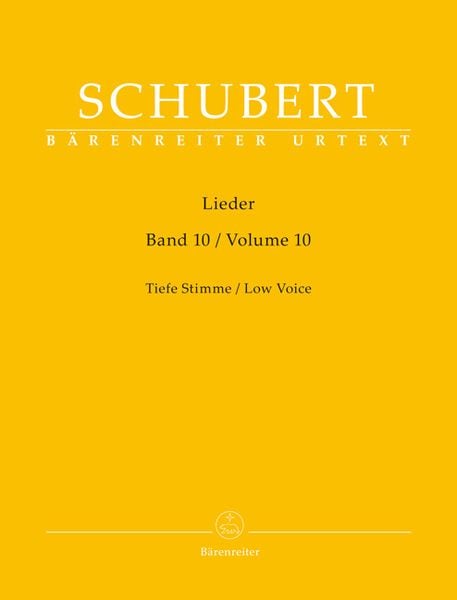 Lieder, Band 10 für tiefe Stimme