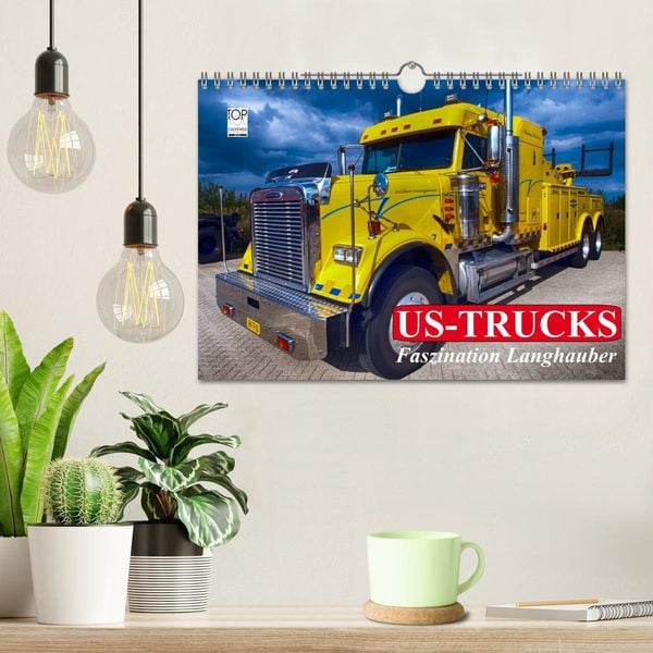 Produktbild: US-Trucks. Faszination Langhauber (Wandkalender 2026 DIN A4 quer), CALVENDO Monatskalender