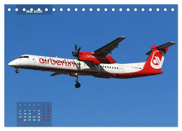Produktbild: In Memoriam Air Berlin (Tischkalender 2026 DIN A5 quer), CALVENDO Monatskalender