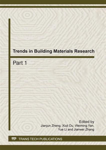 Produktbild: Trends in Building Materials Research