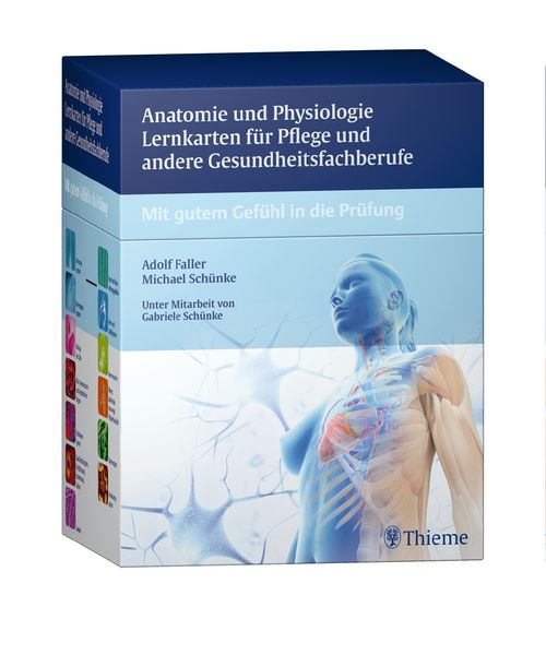 Produktbild: Anatomie und Physiologie Lernkarten f&uuml;r Pflege und andere Gesundheitsfachberufe