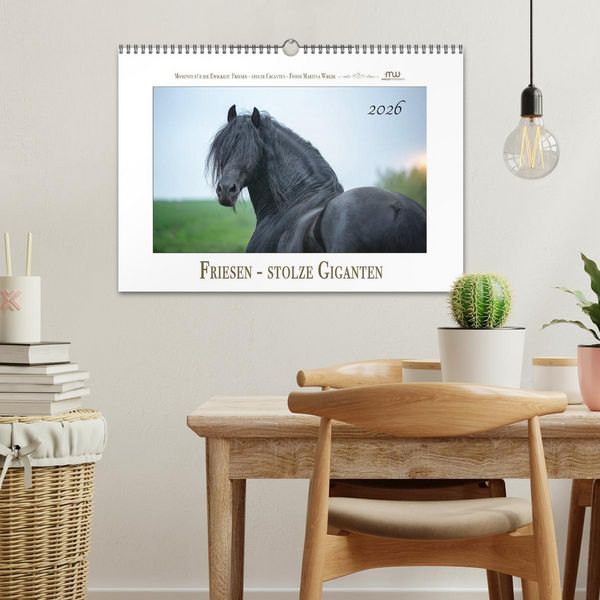Produktbild: Friesen - stolze Giganten (Wandkalender 2026 DIN A3 quer), CALVENDO Monatskalender