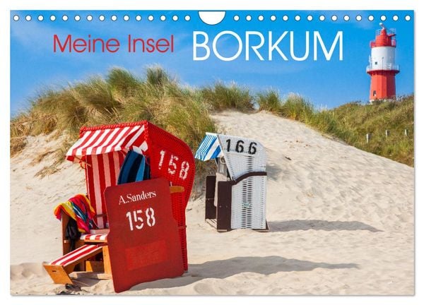 Meine Insel Borkum (Wandkalender 2026 DIN A4 quer), CALVENDO Monatskalender