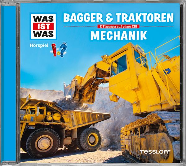 Produktbild: WAS IST WAS H&ouml;rspiel-CD: Bagger & Traktoren/ Mechanik