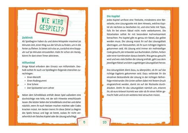 Produktbild: Flucht aus der Schule &ndash; Das spannende Escape-Spiel f&uuml;r Kinder
