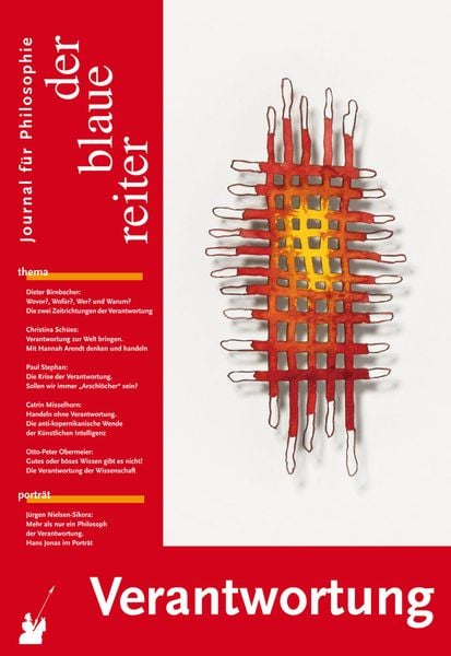 Produktbild: Der Blaue Reiter. Journal f&uuml;r Philosophie / Verantwortung