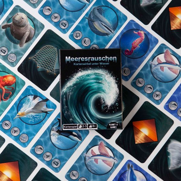 Produktbild: Meeresrauschen - Kartenwirbel unter Wasser