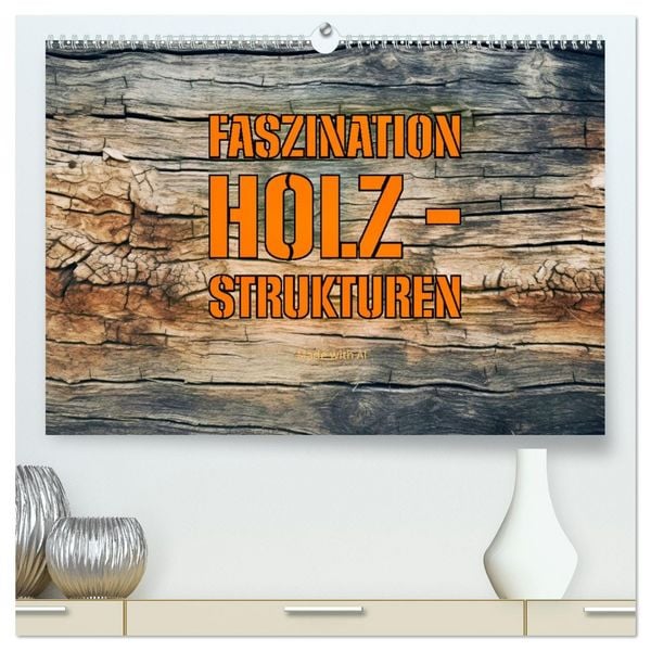 Produktbild: Faszination HOLZ - Strukturen (hochwertiger Premium Wandkalender 2026 DIN A2 quer), Kunstdruck in Hochglanz