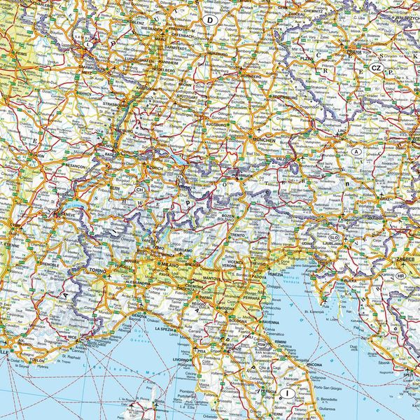 Produktbild: Freytag & berndt Poster Europa physisch 1:3,5 Mio.