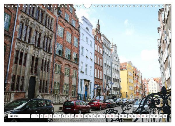 Produktbild: Danzig - Gdansk (Wandkalender 2026 DIN A3 quer), CALVENDO Monatskalender