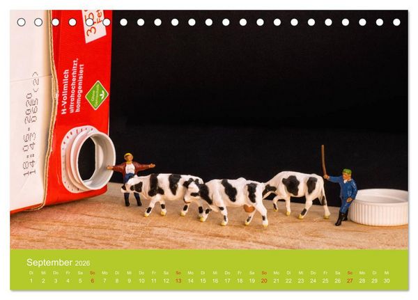 Produktbild: Neue Miniaturen - Klein ganz gro&szlig; 2.0 (Tischkalender 2026 DIN A5 quer), CALVENDO Monatskalender