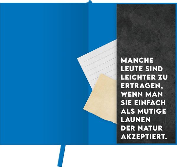 Produktbild: B&ouml;se Spr&uuml;che Notizbuch A6: Geh weg.