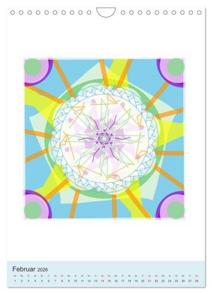 Produktbild: Transluzent-Mandalas (Wandkalender 2026 DIN A4 hoch), CALVENDO Monatskalender
