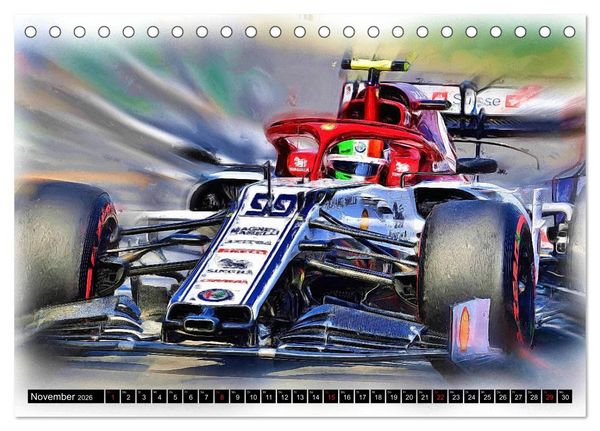 Produktbild: Kimi, Nico, Max and more (Tischkalender 2026 DIN A5 quer), CALVENDO Monatskalender