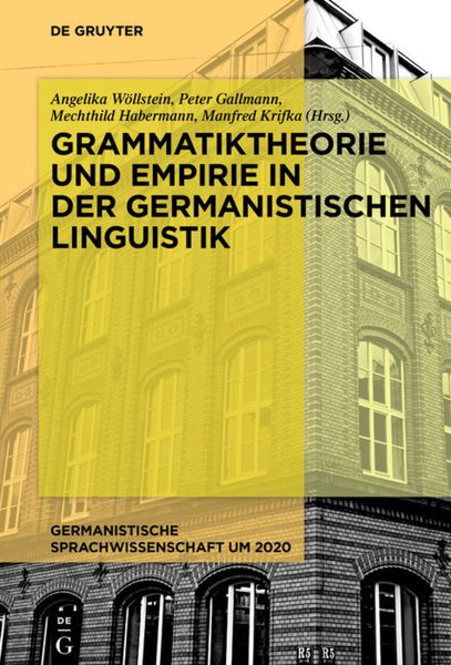Produktbild: Grammatiktheorie und Empirie in der germanistischen Linguistik