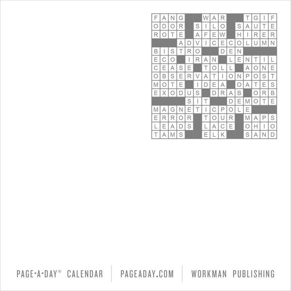 Produktbild: Mensa(r) 10-Minute Crossword Puzzles Page-A-Day(r) Calendar 2026