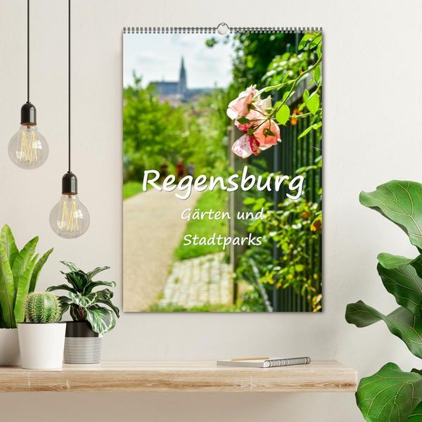 Produktbild: Regensburg G&auml;rten und Stadtparks (Wandkalender 2026 DIN A2 hoch), CALVENDO Monatskalender