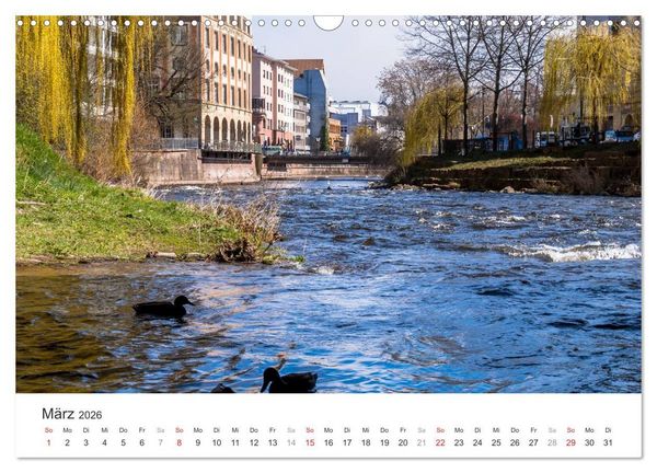 Produktbild: Pforzheims sch&ouml;ne Stellen (Wandkalender 2026 DIN A3 quer), CALVENDO Monatskalender