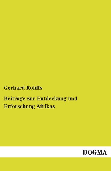 Produktbild: Beitr&auml;ge zur Entdeckung und Erforschung Afrikas