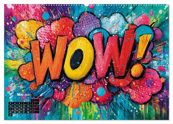 Produktbild: Popart Visionen (Wandkalender 2027 DIN A2 quer), CALVENDO Monatskalender