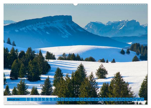 Produktbild: Frankreichs Alpenregionen (Wandkalender 2026 DIN A2 quer), CALVENDO Monatskalender