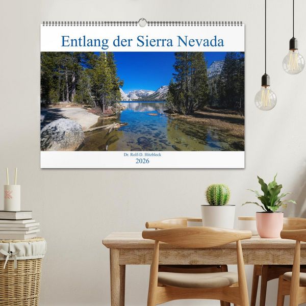 Produktbild: Entlang der Sierra Nevada (Wandkalender 2026 DIN A2 quer), CALVENDO Monatskalender