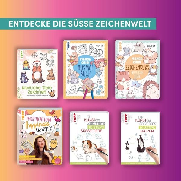 Produktbild: Niedliche Tiere zeichnen