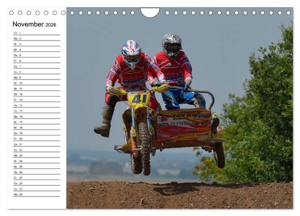 Produktbild: Motocross - Terminplaner (Wandkalender 2026 DIN A4 quer), CALVENDO Monatskalender