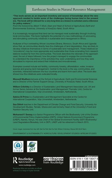 Produktbild: Community Innovations in Sustainable Land Management