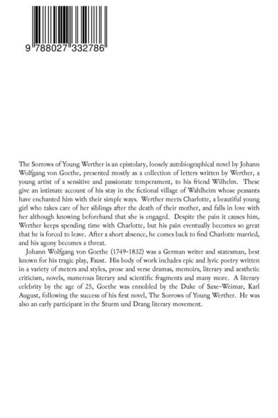 Produktbild: THE SORROWS OF YOUNG WERTHER (Literary Classics Series)