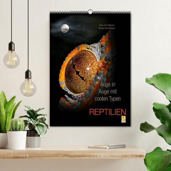 Produktbild: Auge in Auge mit coolen Typen - REPTILIEN (Wandkalender 2027 DIN A2 hoch), CALVENDO Monatskalender