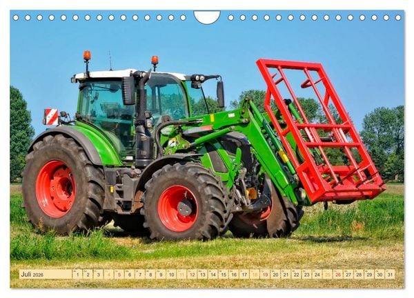 Produktbild: Traktoren - Giganten in der Landwirtschaft (Wandkalender 2026 DIN A4 quer), CALVENDO Monatskalender