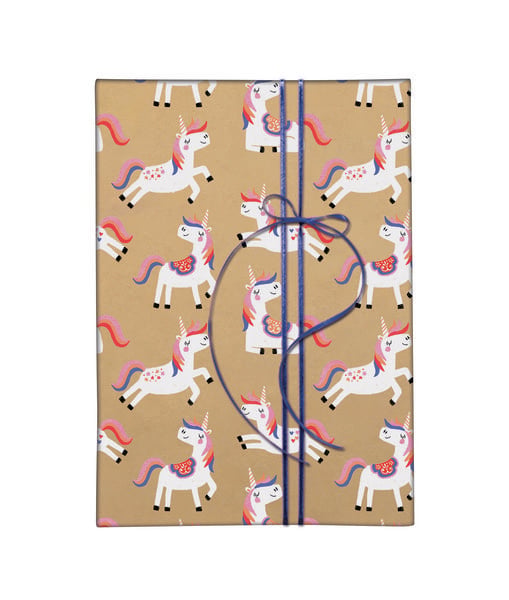 Produktbild: Geschenkpapier "Einhorn"