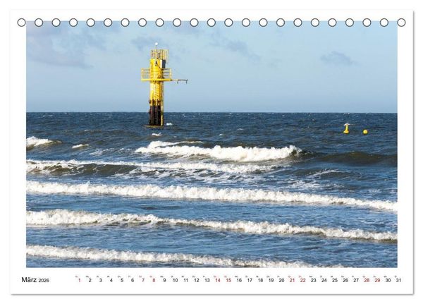 Produktbild: Wir fahren nach Borkum (Tischkalender 2026 DIN A5 quer), CALVENDO Monatskalender
