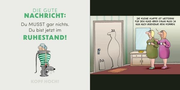 Produktbild: Kopf hoch! Schwarzer Humor für den Ruhestand