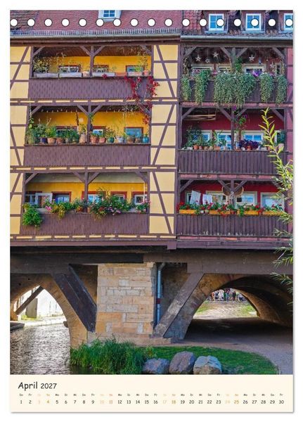 Produktbild: Erfurt von seiner sch&ouml;nsten Seite (Tischkalender 2027 DIN A5 hoch), CALVENDO Monatskalender