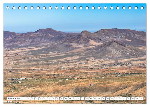 Produktbild: Fuerteventura - W&uuml;stenzauber und Meeresrauschen (Tischkalender 2026 DIN A5 quer), CALVENDO Monatskalender