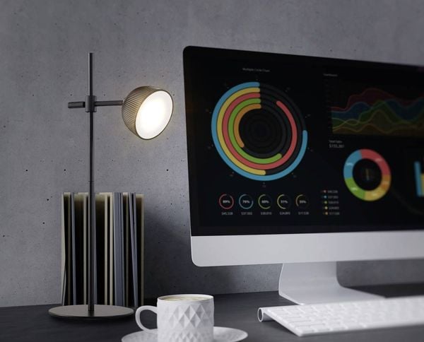 Produktbild: Renkforce RF-6386962 LED-Tischlampe LED Schwarz