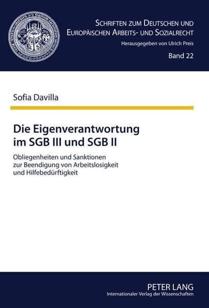 Produktbild: Die Eigenverantwortung im SGB III und SGB II
