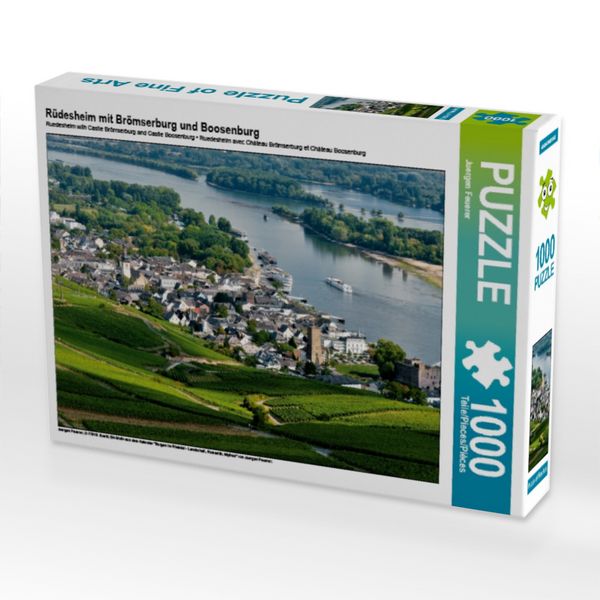 Produktbild: R&uuml;desheim mit Br&ouml;mserburg und Boosenburg (Puzzle)