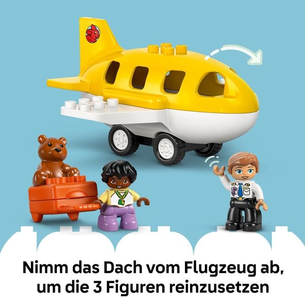 Produktbild: LEGO DUPLO 10443 Town Erster Besuch im Flughafen, Montessori Spielzeug