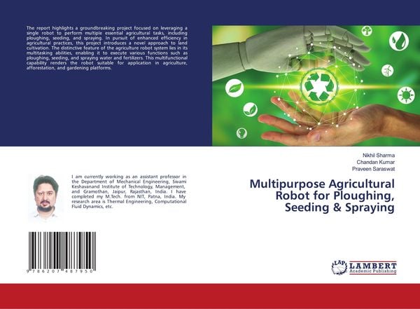 Produktbild: Multipurpose Agricultural Robot for Ploughing, Seeding & Spraying