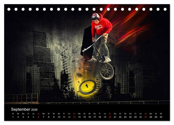 Produktbild: BMX My Life (Tischkalender 2026 DIN A5 quer), CALVENDO Monatskalender