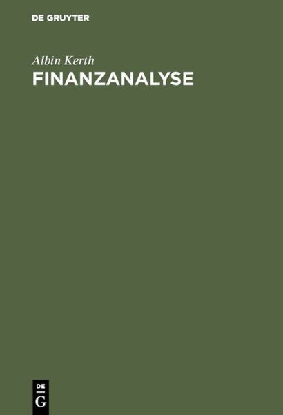 Produktbild: Finanzanalyse