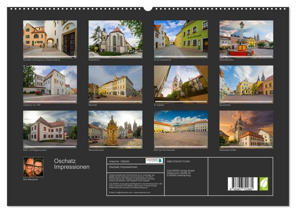Produktbild: Oschatz Impressionen (hochwertiger Premium Wandkalender 2026 DIN A2 quer), Kunstdruck in Hochglanz