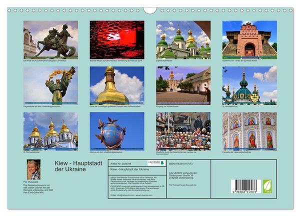 Produktbild: Kiew - Hauptstadt der Ukraine (Wandkalender 2026 DIN A3 quer), CALVENDO Monatskalender