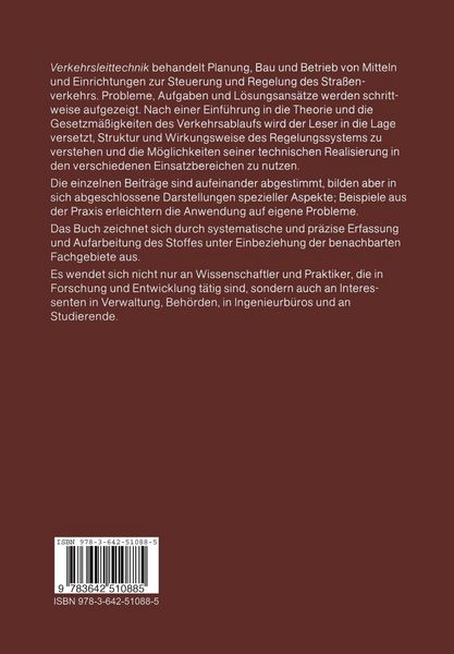 Produktbild: Verkehrsleittechnik f&uuml;r den Stra&szlig;enverkehr