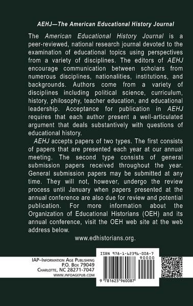 Produktbild: American Educational History Journal Volume 39, Numbers 1&2 (Hc)