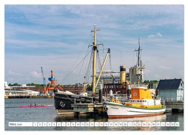Produktbild: Schleswig Holstein - Landeshauptstadt Kiel (Tischkalender 2026 DIN A5 quer), CALVENDO Monatskalender