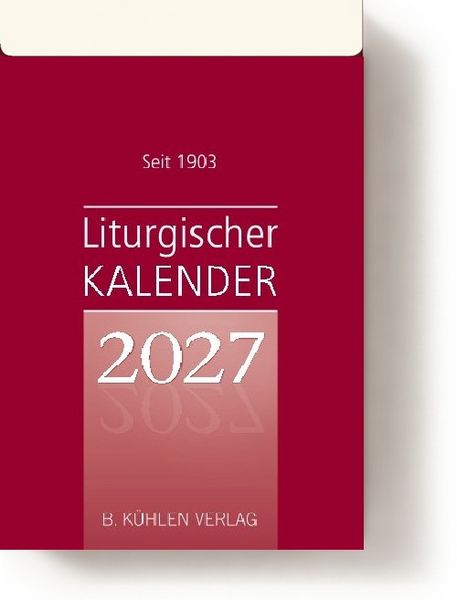 Produktbild: Liturgiescher Kalender 2027 Gro&szlig;druckausgabe